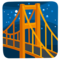 Bridge at Night emoji on Messenger